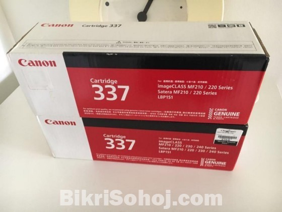 Canon Original 337 Black Laser Printer Toner